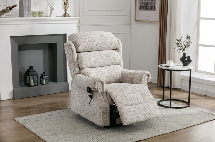 Malta Riser/Recliner - Frost Fabric