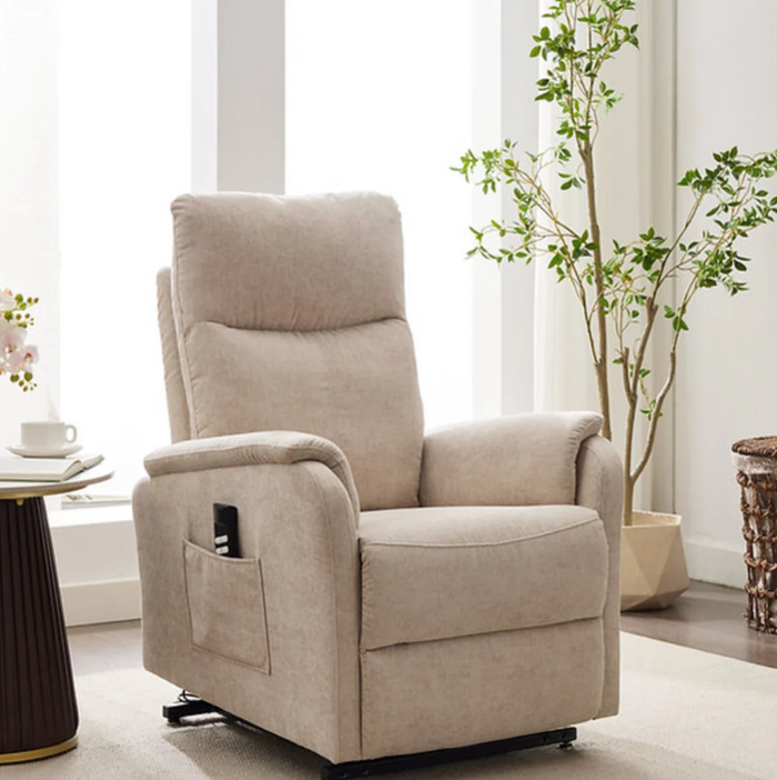 Portland Riser/Recliner - Barley Fabric