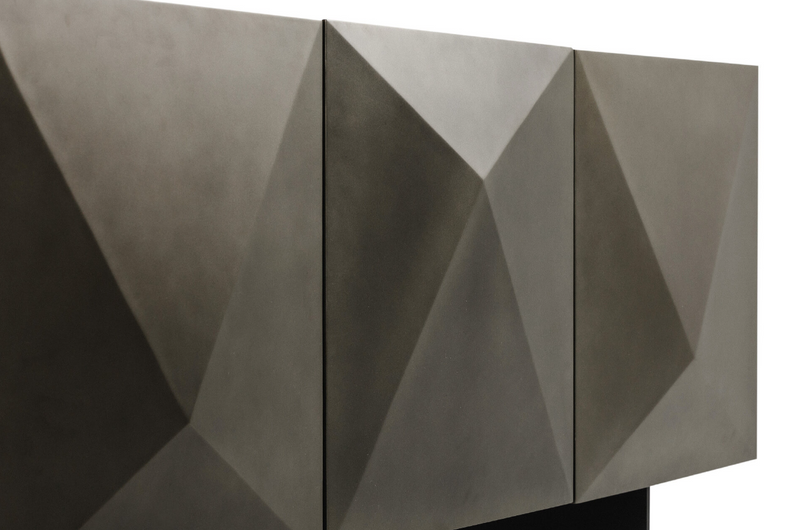 Atlas 3 Door Sideboard - Brown