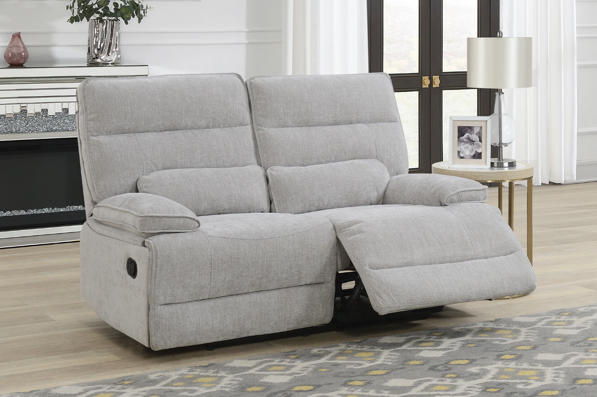 Eloise Manual Reclining Upholstery Collection - Grey