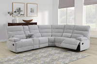 Eloise Manual Reclining Upholstery Collection - Grey
