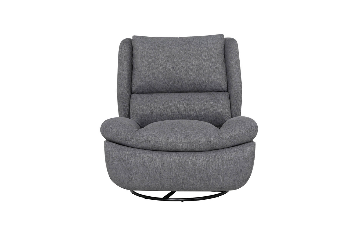 Freddy Electric Reclining Swivel Glider Chair - Grey