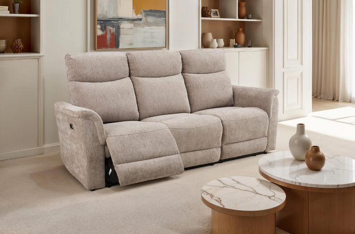 Maude Electric Recliner Upholstery Collection - Mocha