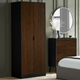 Alba Bedroom Collection - Walnut/Black