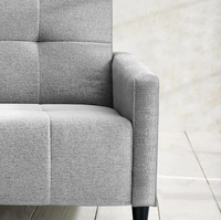 Alfie 3 Seater Storage Sofabed - Grey Linen