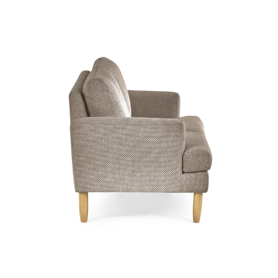 Daisy Compact 2 Seater Sofa - Coyote Grey