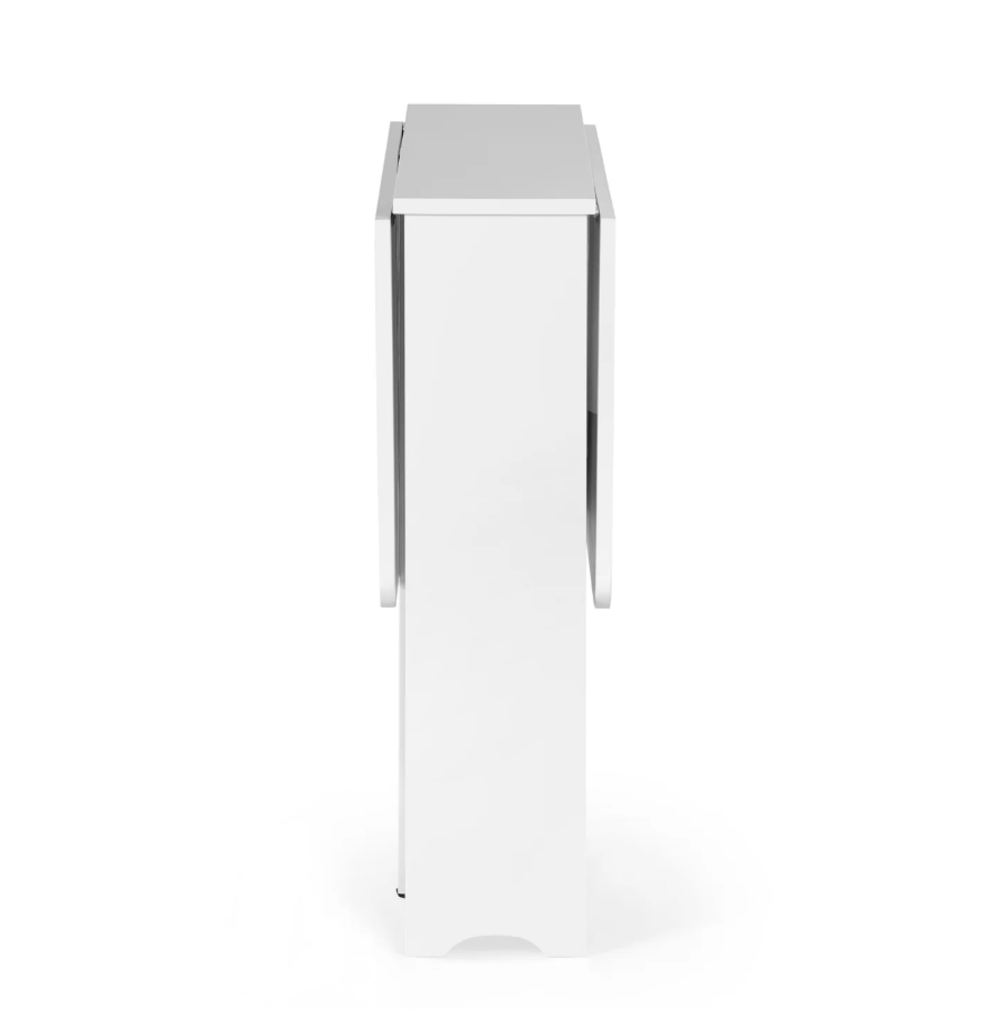 Gatan Gateleg Table and 2 Chairs - White