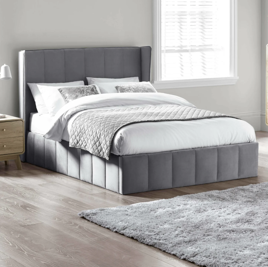 Katie Winged Ottoman Bed