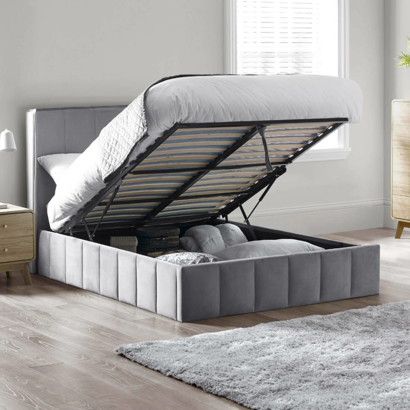 Katie Winged Ottoman Bed