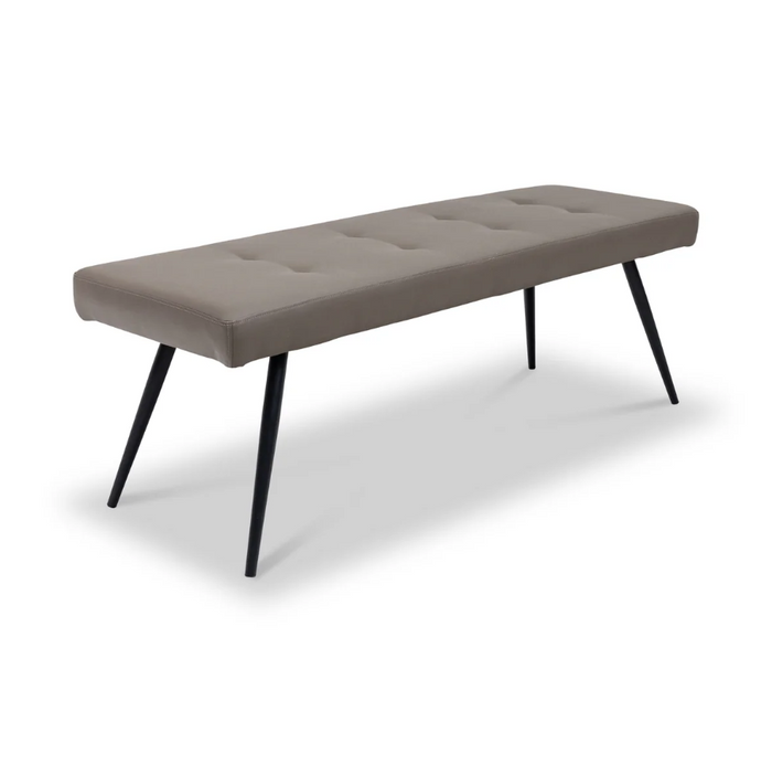 Ava Dining Bench - Taupe PU