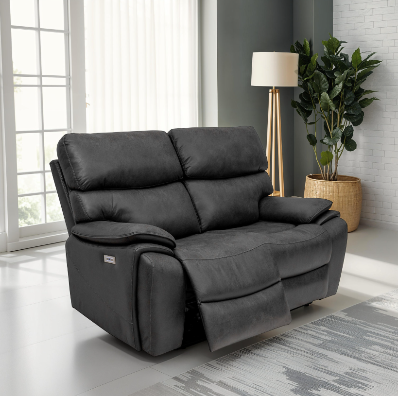 Compton Upholstery Collection - Charcoal Fabric