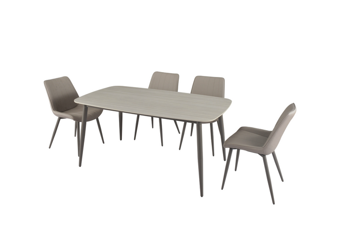 Solo Dining Collection - Latte/Warm Brown