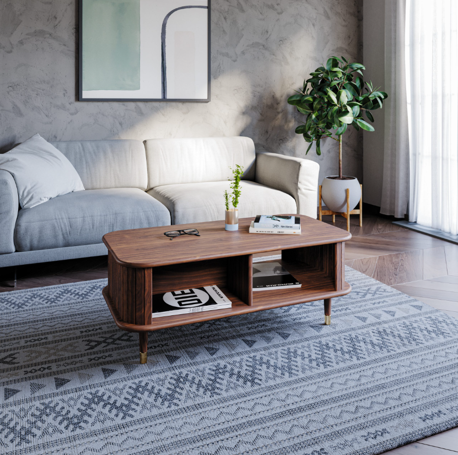 Rise Living Collection - Walnut/Gold (Copy)