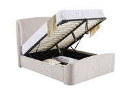 Blaire Ottoman Bed - Cream