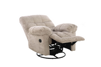 Nellie Glider Swivel Recliner - Latte