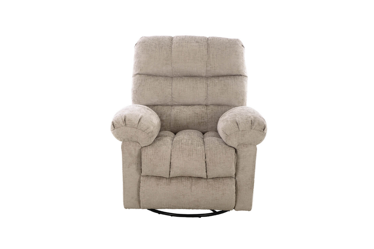 Nellie Glider Swivel Recliner - Latte