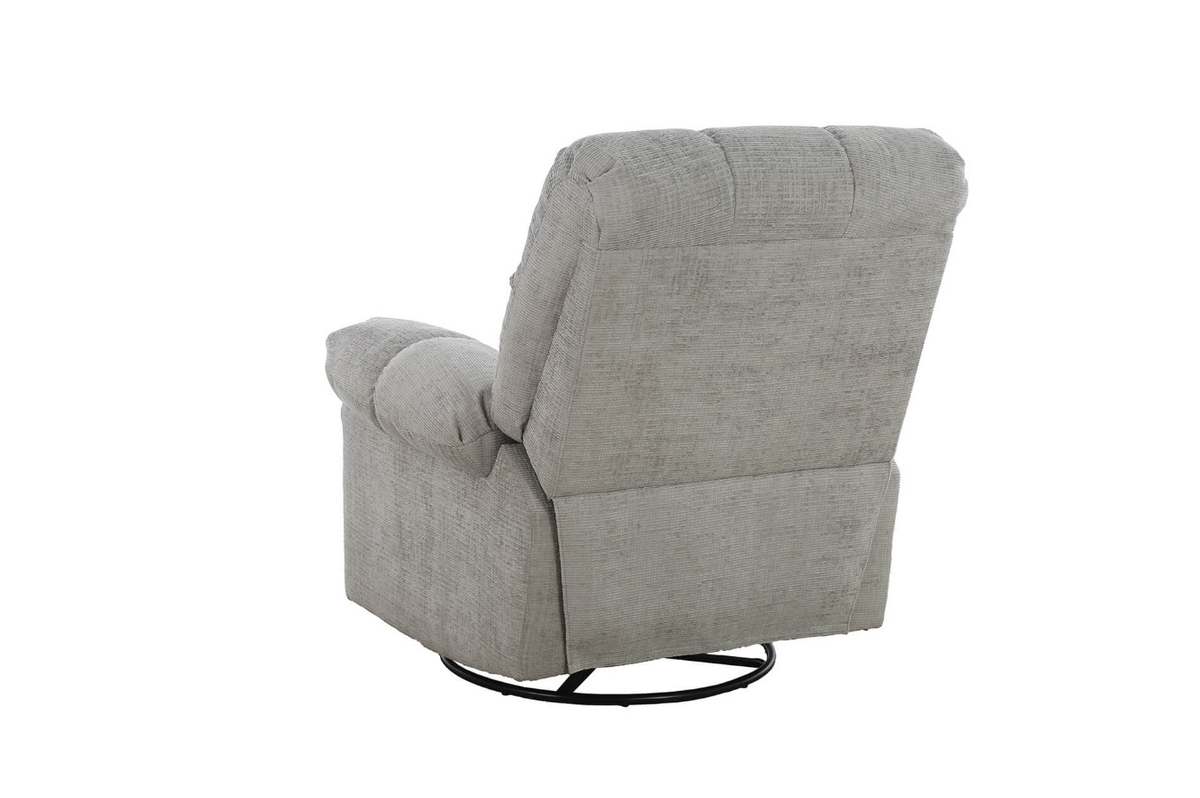 Nellie Glider Swivel Recliner - Grey