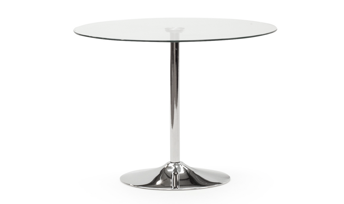 Orbit Round Glass Dining Table