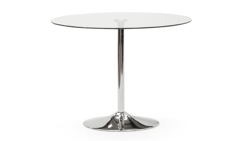 Orbit Round Glass Dining Table
