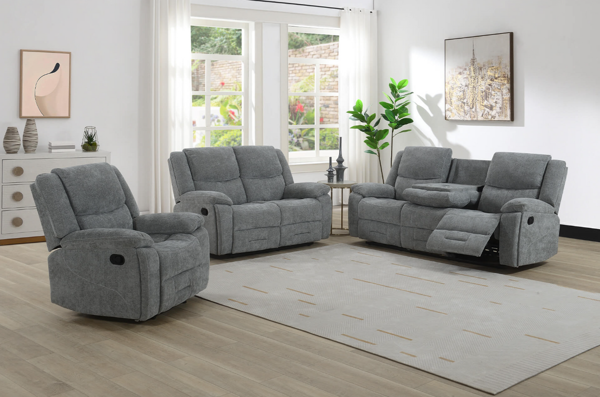 Weston Manual Recliner Collection - Grey
