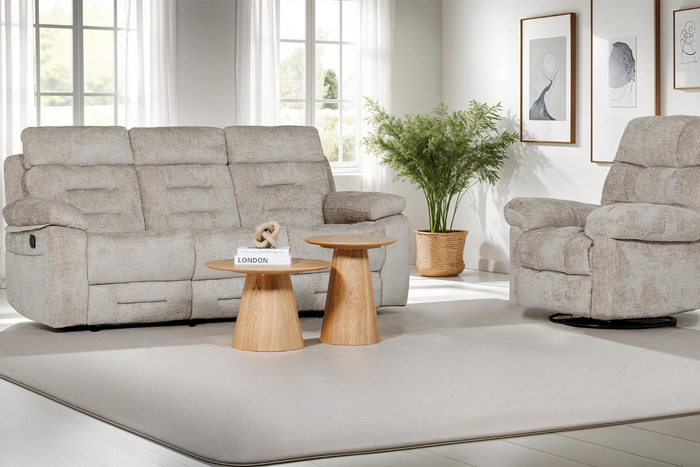 Wilbur Reclining Upholstery Collection - Latte
