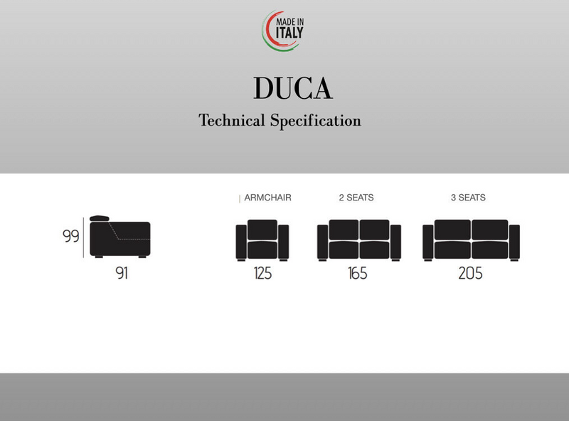 Duca Upholstery Collection - Navy