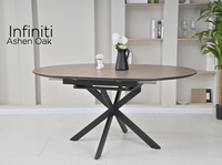 Infiniti Extending Dining Table Collection - Ashen Oak