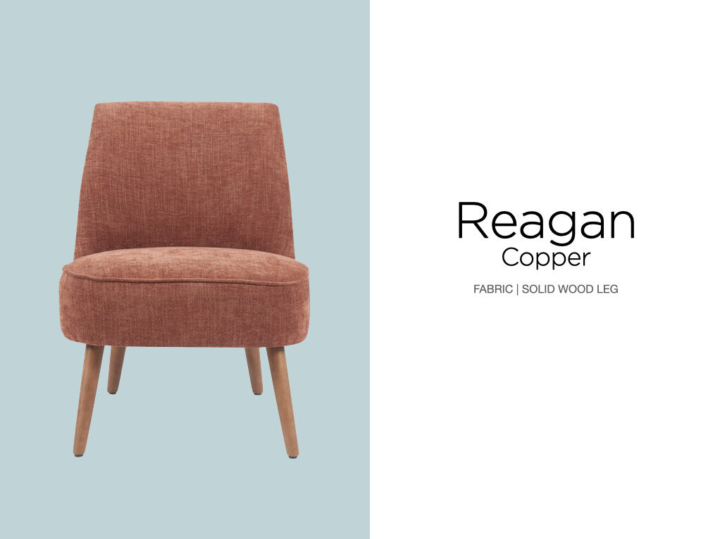 Reagan Bedroom Chair - Copper