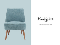 Reagan Bedroom Chair - Teal