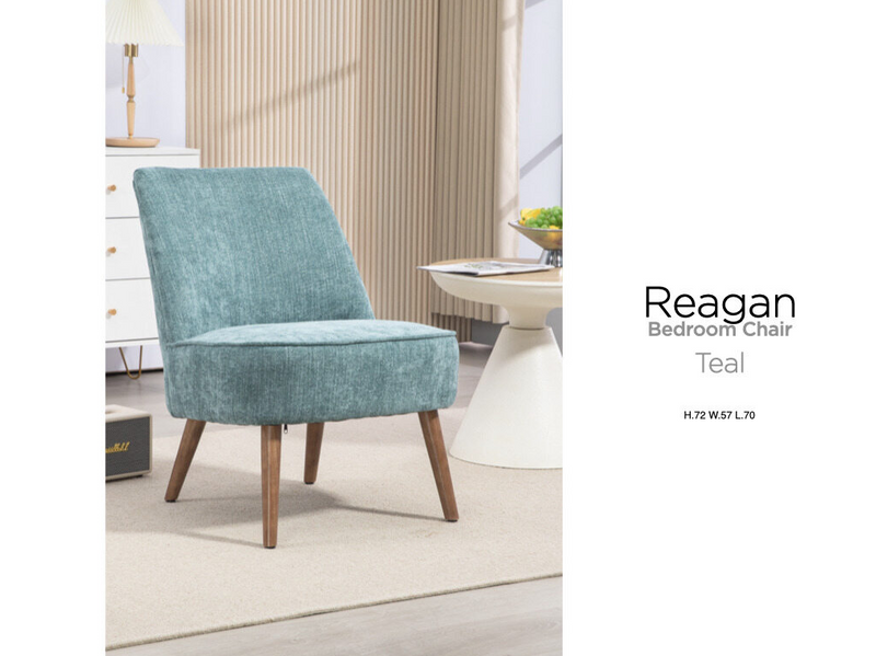 Reagan Bedroom Chair - Teal