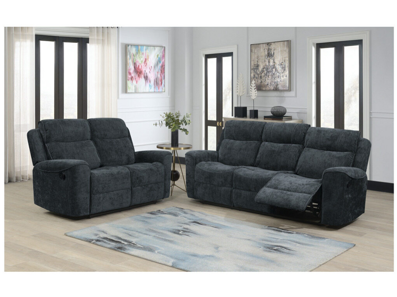 Sandhurst Reclining Upholstery Collection - Dark Grey