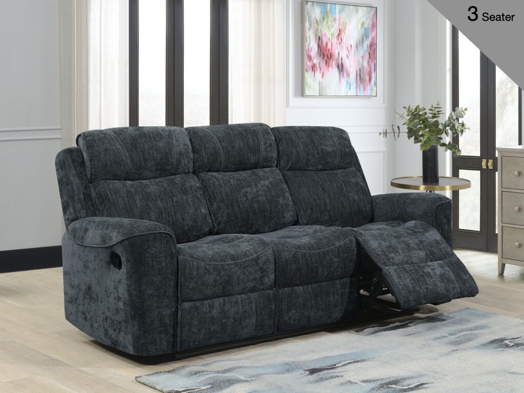 Sandhurst Reclining Upholstery Collection - Dark Grey