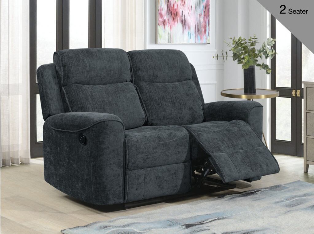 Sandhurst Reclining Upholstery Collection - Dark Grey