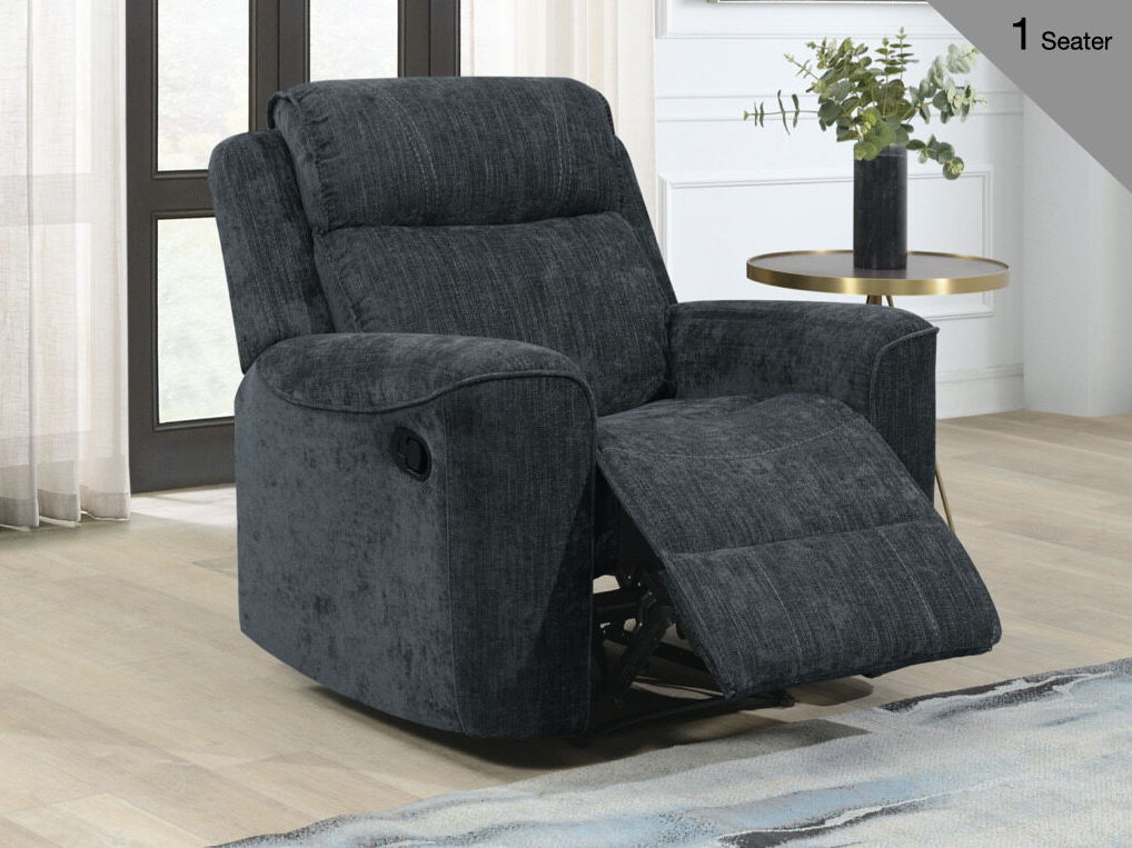 Sandhurst Reclining Upholstery Collection - Dark Grey