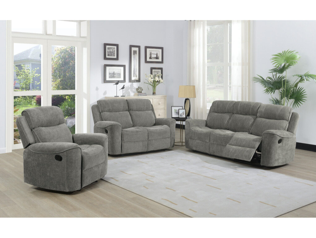 Sandhurst Reclining Upholstery Collection - Light Grey