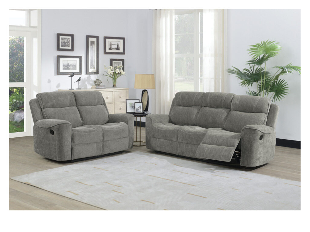 Sandhurst Reclining Upholstery Collection - Light Grey