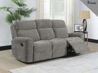 Sandhurst Reclining Upholstery Collection - Light Grey