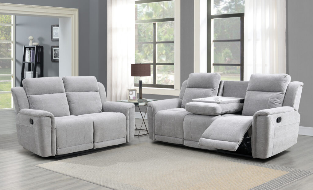 Somerton Reclining Upholstery Collection - Light Grey