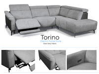 Torino Electric Upholstery Collection - Dark Grey Fusion
