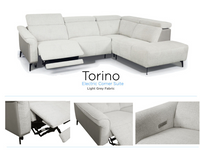 Torino Electric Upholstery Collection - Light Grey Fusion