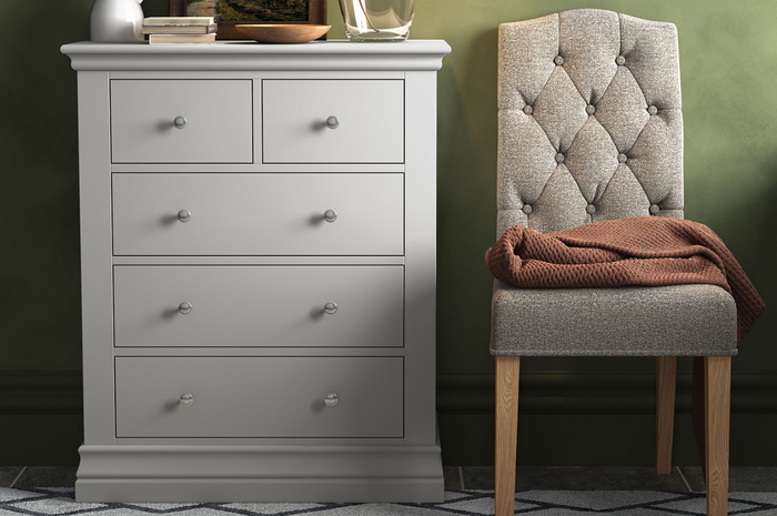 Carmine Bedroom Collection - Light Grey