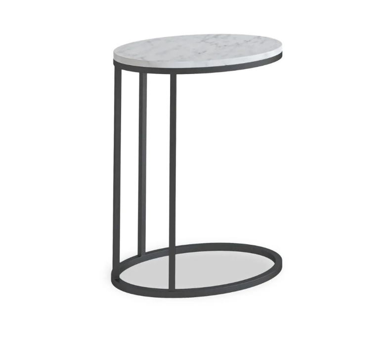Marmaris Occasional Tables - Grey/White Marble