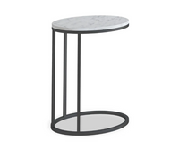Marmaris Occasional Tables - Grey/White Marble