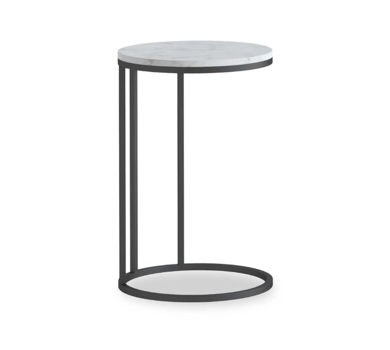 Marmaris Occasional Tables - Grey/White Marble