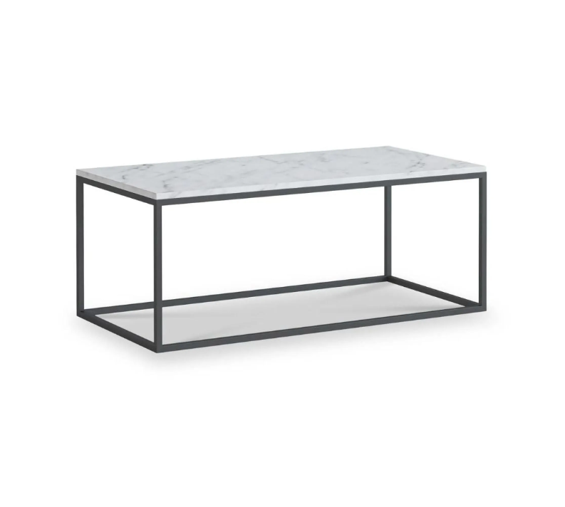 Marmaris Occasional Tables - Grey/White Marble