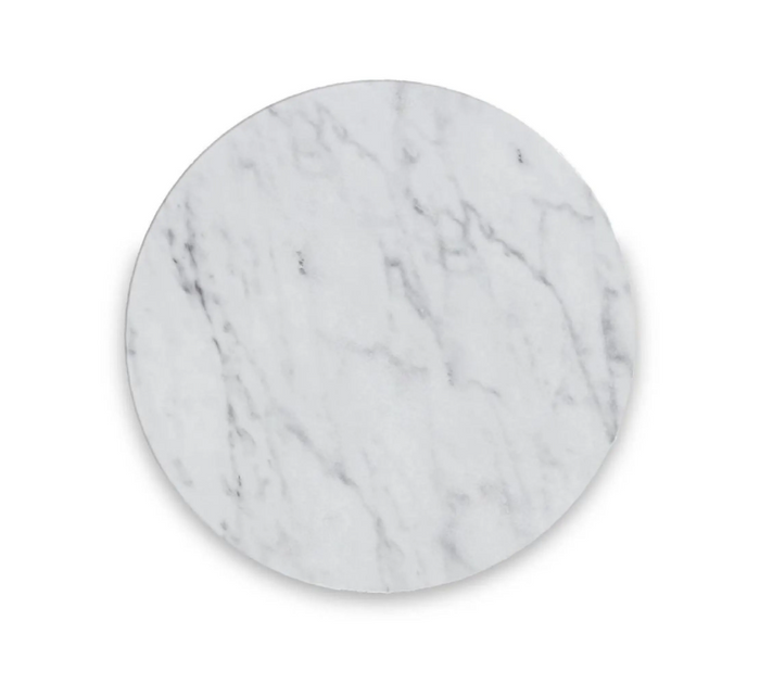 Marmaris Occasional Tables - Grey/White Marble