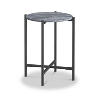 Marmaris Occasional Tables - Grey/Grey Marble