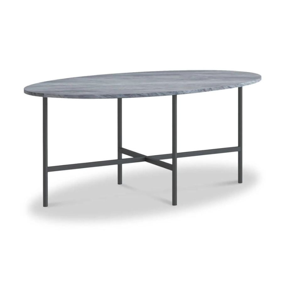Marmaris Occasional Tables - Grey/Grey Marble