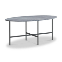 Marmaris Occasional Tables - Grey/Grey Marble