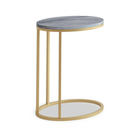 Marmaris Occasional Tables - Gold/Grey